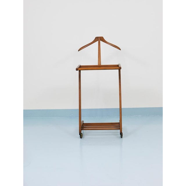 Wood Mid-Century Modern Zigzag Clothing Valet from Opal, Germany, 1950s For Sale - Image 7 of 17