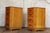 American Vintage Pair of 1940s Solid Oak Nightstands For Sale - Image 3 of 18