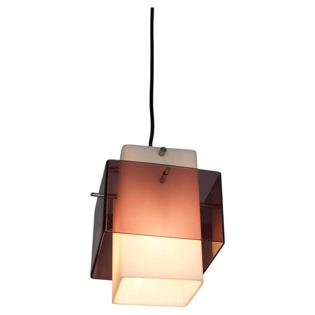 Acrylic Glass Pendant Lamp, Germany, 1970s For Sale - Image 13 of 13