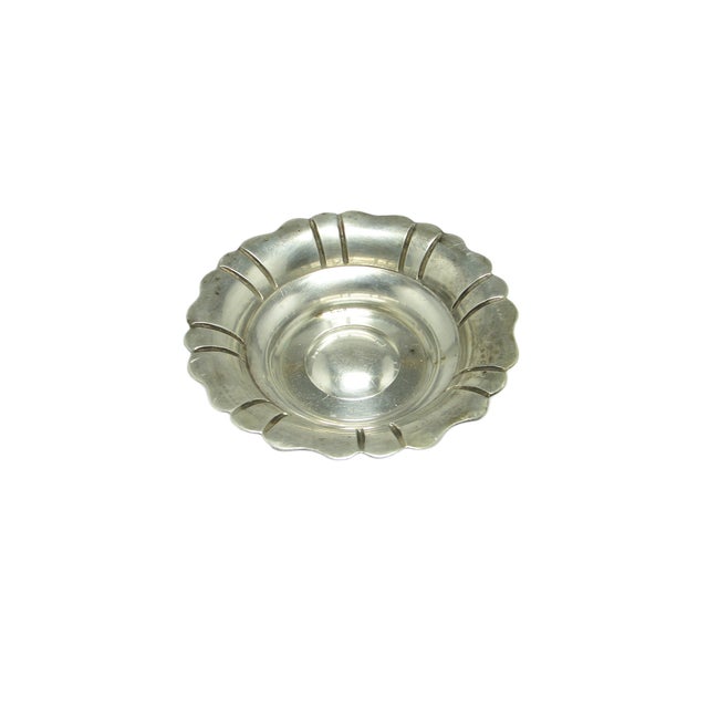 Metal Art Deco Silver Bowl, Poland, 1950s For Sale - Image 7 of 8