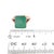 Natural Solitaire Emerald Ring 6.5 14k Yellow Gold 6.62 TCW Certified For Sale - Image 11 of 12