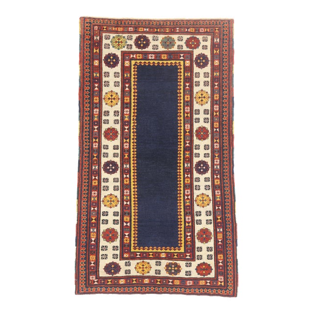 Late 19th Century Caucasian Kazak Rug, 03'08 X 06'01 For Sale