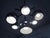 Silver Space Age Chrome-Plated Ceiling Lamp, Germany, 1960s For Sale - Image 8 of 14