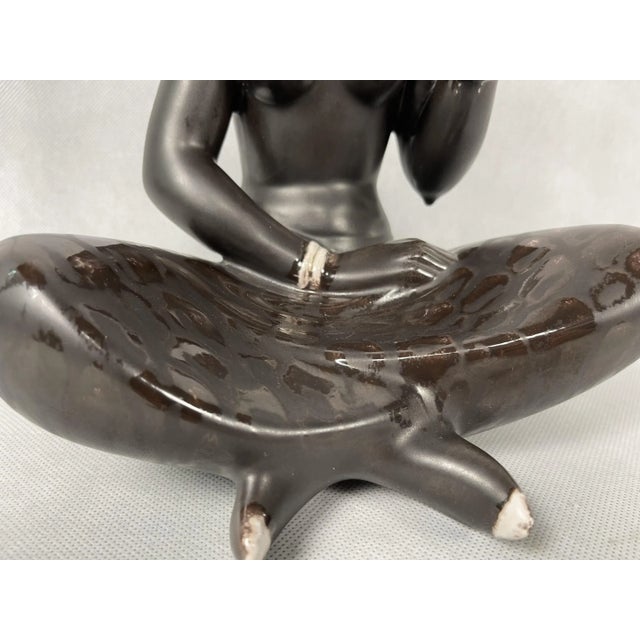 African Woman Figure by Jitka Forejtova for Keramia Znojmo, 1960s For Sale - Image 6 of 10