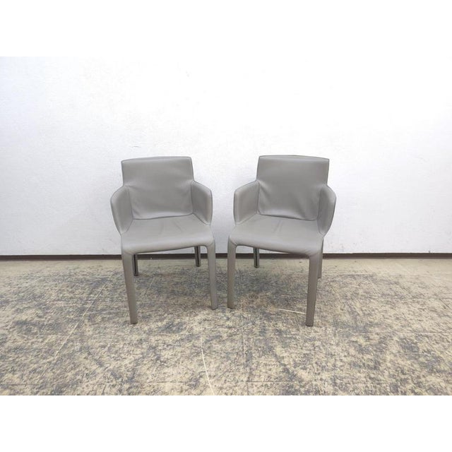 Gio Chairs in Leather by Walter Knoll, Set of 8 For Sale - Image 10 of 18