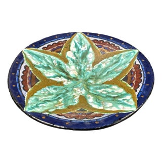 Vintage Art Deco Standing Bowl in Ceramic For Sale