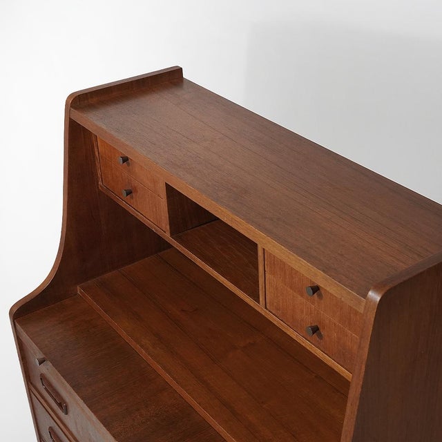 Teak Secretary by Gunnar Nielsen Tibergaard for Tibergaard, 1960s For Sale - Image 10 of 16