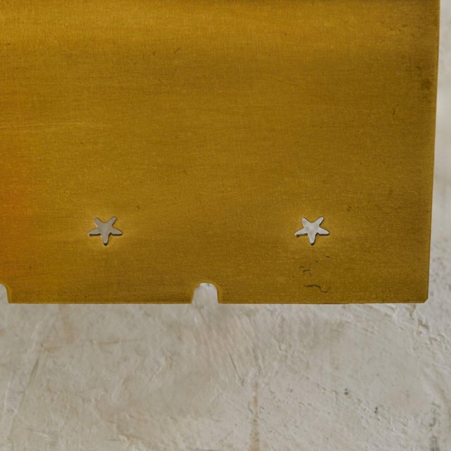 Swedish Brass Star-Perforated Sconce, 1940s - 2 Available For Sale - Image 16 of 18