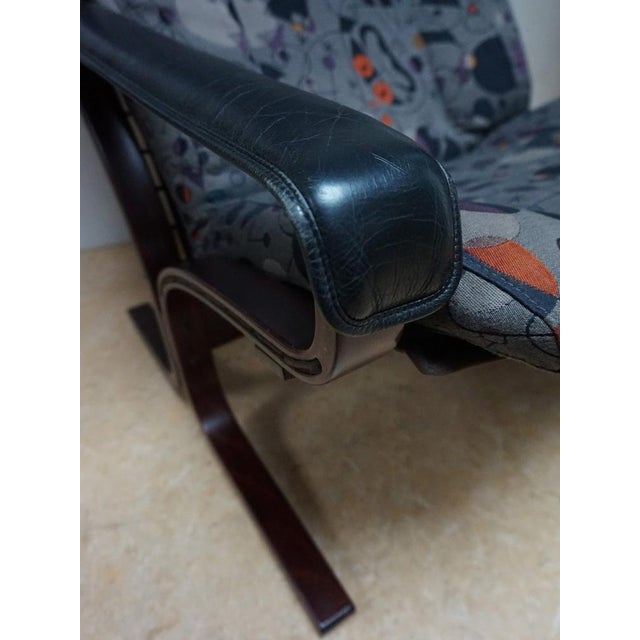 Vintage Siësta Lounge Chair by Ingmar Relling for Westnofa with Joan Miro Upholstery, 1970s For Sale - Image 9 of 17