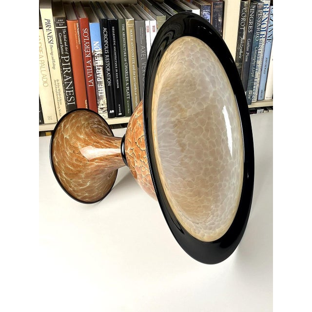 Molly Stone and Michael Cohn Large Athena Art Glass Bowl For Sale In New York - Image 6 of 10