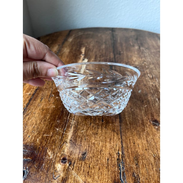 Late 20th Century Waterford Crystal Glandore Pattern Bowl 5" For Sale In Dallas - Image 6 of 7