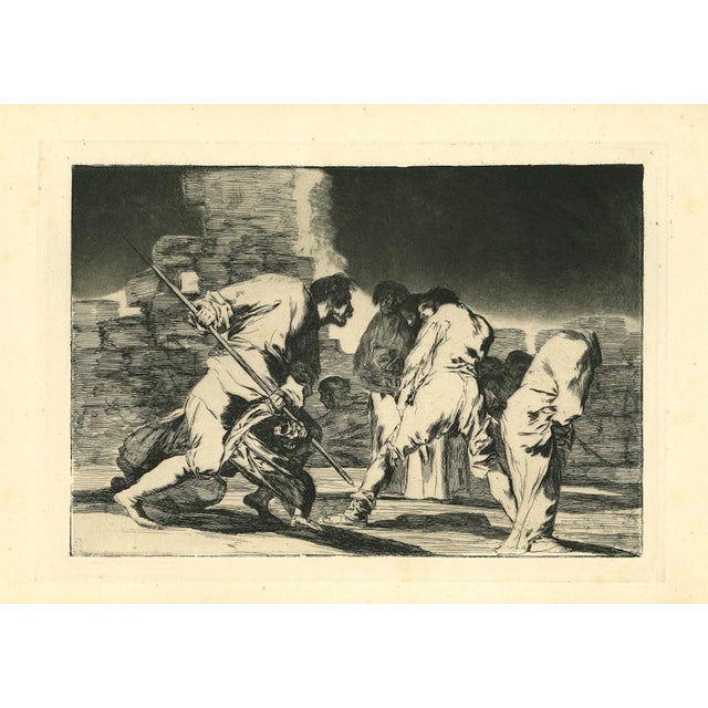 Francisco Goya, Disparate Furioso, 1875, Etching For Sale