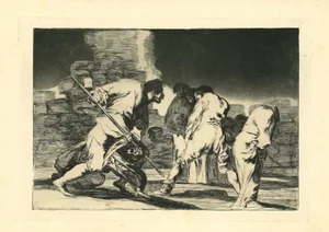 Francisco Goya, Disparate Furioso, 1875, Etching