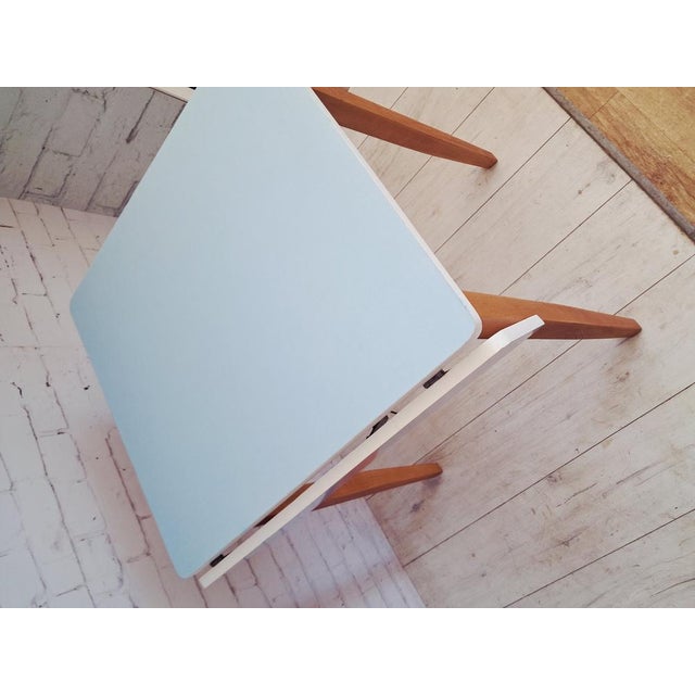 Mid-Century Formica Drop Leaf Dining Table, 1960 For Sale - Image 15 of 17