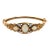 14k Yellow Gold Opal Bangle For Sale