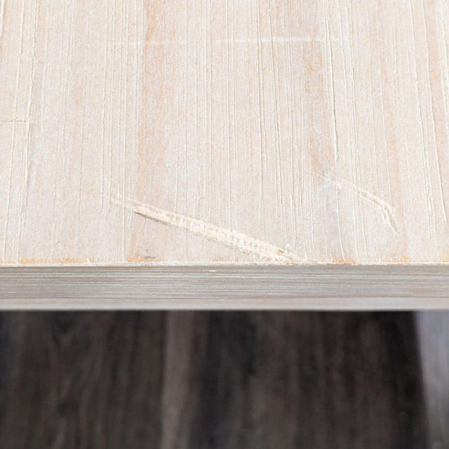 Pottery Barn Folsom Storage Extendable Dining Table For Sale - Image 12 of 13