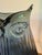 Vintage Hand Blown Glass Large Owl Vase For Sale In Portland, OR - Image 6 of 9