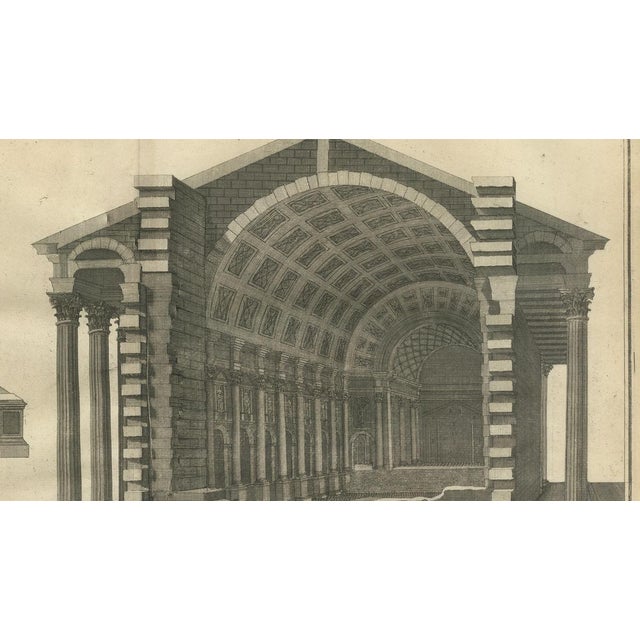 Bernard de Montfaucon, Basilica Interior, 1721, Engraving For Sale - Image 9 of 12