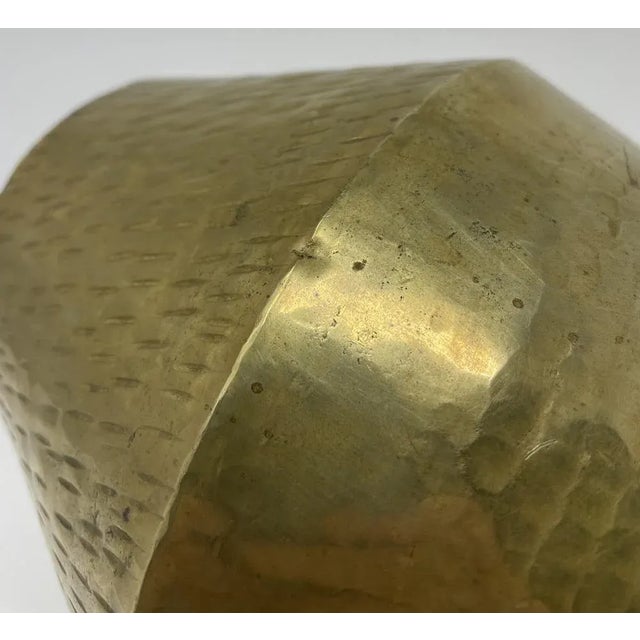 Vintage Golden Brass Jug For Sale - Image 10 of 13