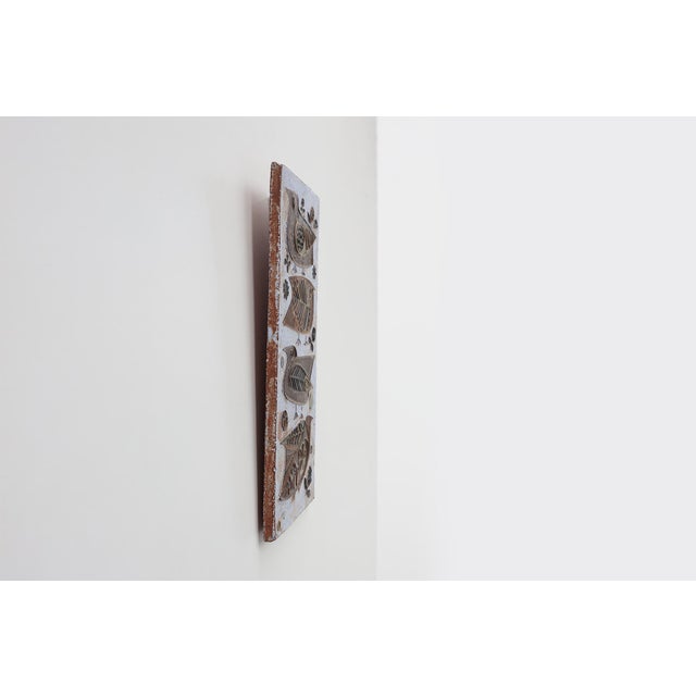 Mid-Century Modern Mid‑Century Modern Ceramic Wall Panel by Amphora, Belgium, 1960 For Sale - Image 3 of 11