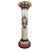 19th Century Viennese Porcelain Column with Floral Decoration, 1890s For Sale - Image 6 of 6