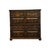This solid wood chest of drawers features classic Jacobean style geometric molded panels across four tiers of drawer...