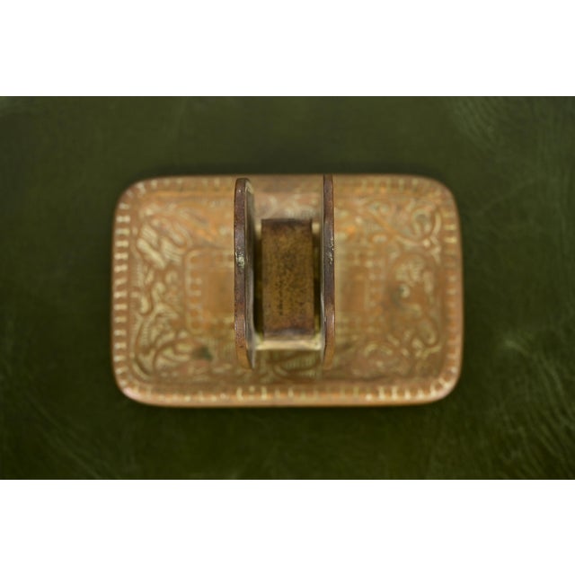 Metal Marshall Field & Co. Antique Viking Bronze Match Box Holder, Circa 1910 For Sale - Image 7 of 12