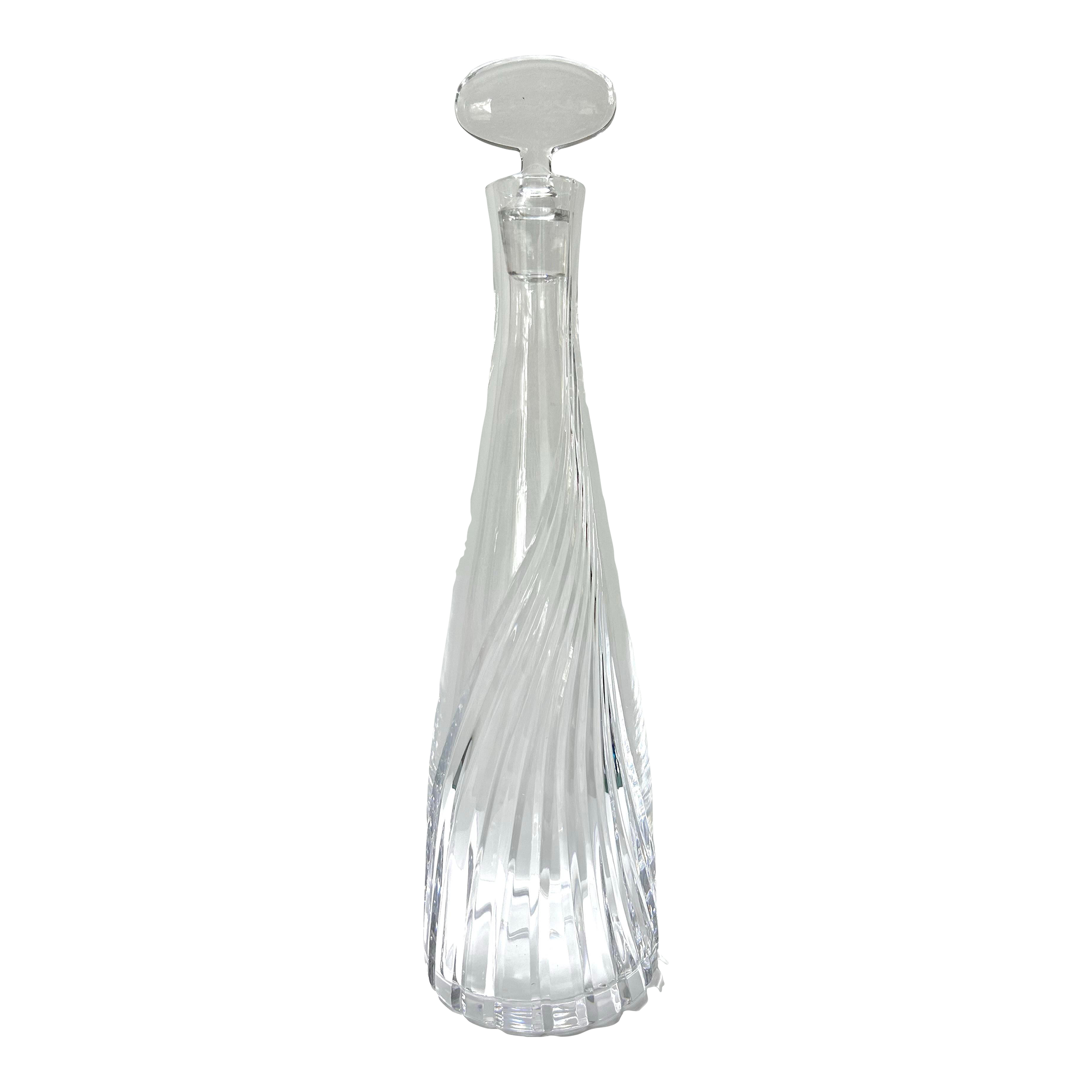Vintage Atlantis “flight” Cut Crystal Decanter