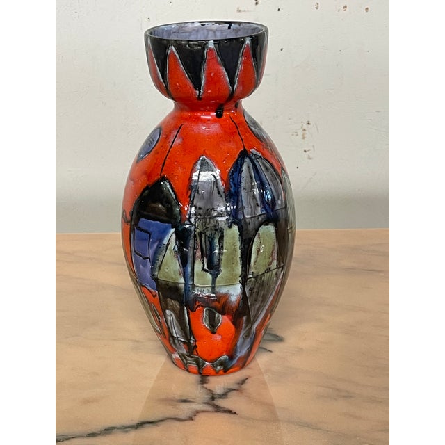 Large Glazed Ceramic Vase by Elio Schiavon, 1970s For Sale - Image 9 of 11