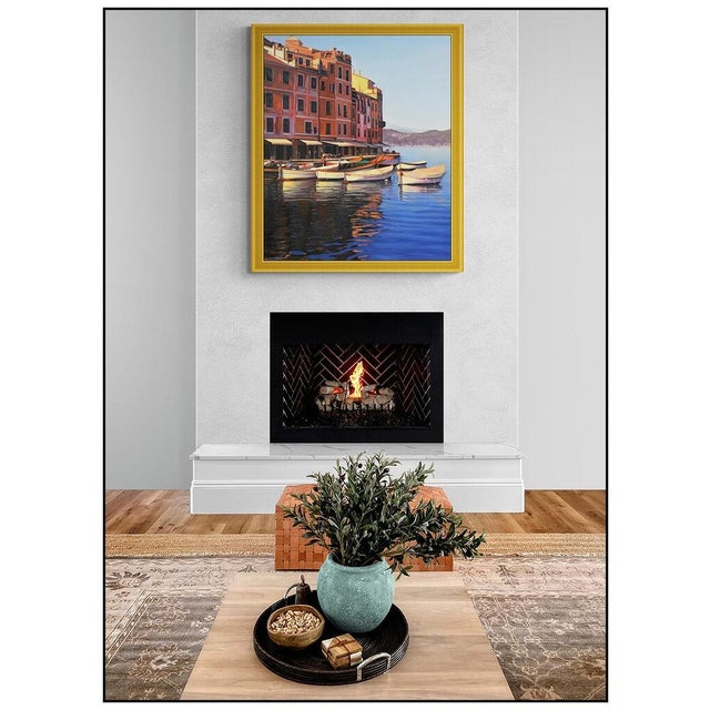 Message us to inquire about custom framing options! (Included for free with every purchase) The artwork here, "Warm...