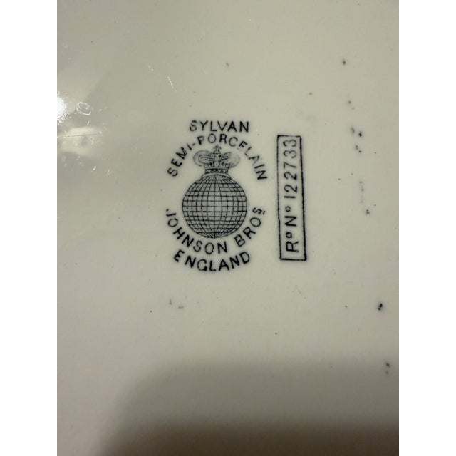 Johnson Brothers Late 19th Century Johnson Bros. England “Sylvan” Platter For Sale - Image 4 of 12