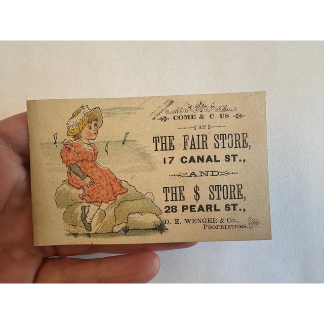 Victorian Trade Cards New York City Advertising Ephemera For Sale - Image 10 of 15