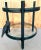 Exotic Modern Bronze & Glass Two-Tier Drinks/Side Table with Perched Parrot For Sale - Image 4 of 12