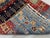 Sultani Khorjin Design Wool Runner in Blue and Red, 2'7" X 9'6" For Sale - Image 14 of 14