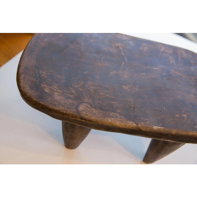 1970s Vintage African Senufo Wood Milk Stool For Sale - Image 5 of 8