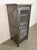 Brown Industrial Iron Cabinet with Mesh Door, 1960s For Sale - Image 8 of 15