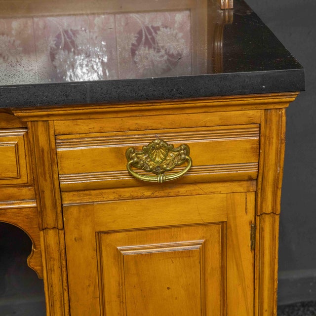 Edwardian Washstand in Granite, 1890s For Sale - Image 5 of 12
