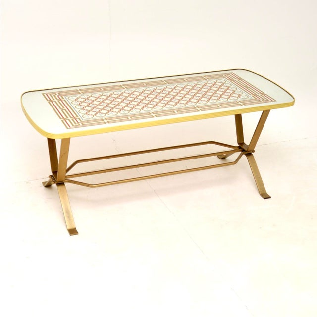 Coffee Table with Mirror Top, 1970s For Sale - Image 10 of 10