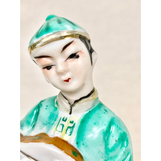Vintage Chinese Male and Female Figurines-A Pair For Sale In New Orleans - Image 6 of 12
