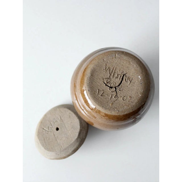 Vintage Studio Pottery Jar For Sale - Image 6 of 12