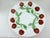 1970s Richard Ginori Cherries Pattern - 6 Cream Soup Bowls, 6 Teacups, 12 Saucers - 24 PCS For Sale In New York - Image 6 of 8
