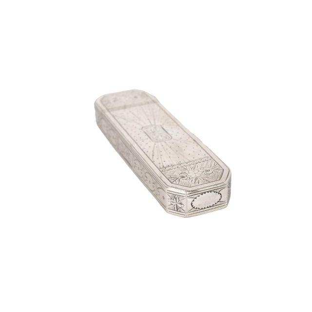 Antique 18th Century Sterling Silver Engraved Toothpick Case Birmingham Samuel Pemberton 1790 For Sale In Portland, OR - Image 6 of 12