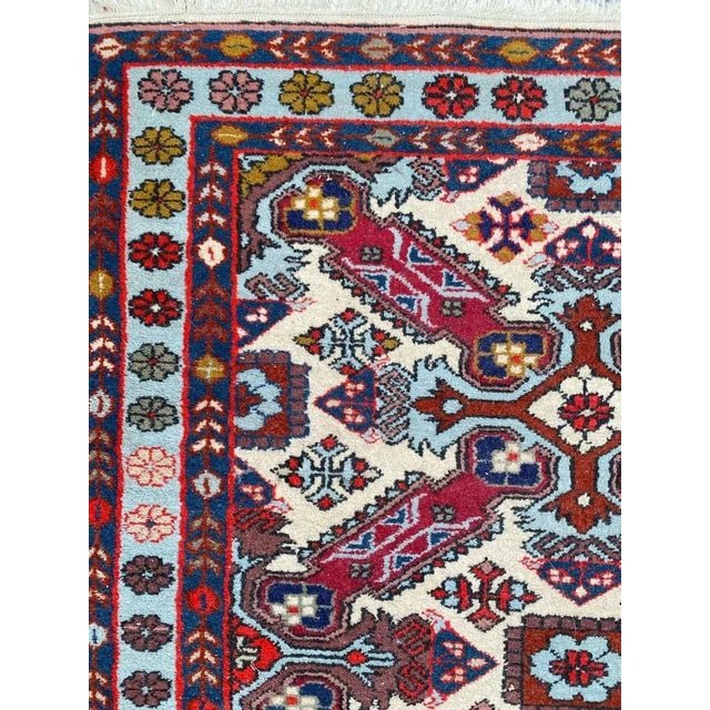 Small Vintage Azerbanjan Azerbwan Rug For Sale - Image 3 of 11