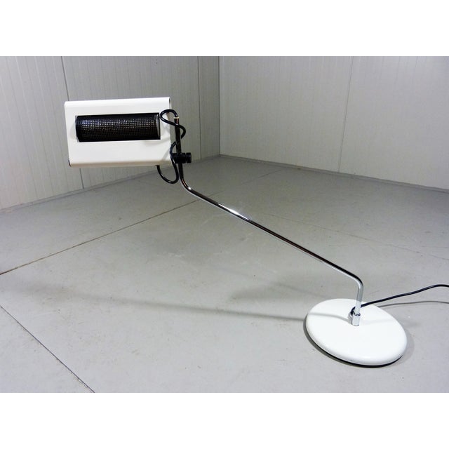 Black Industrial Italian Desk Lamp, 1980s For Sale - Image 8 of 16