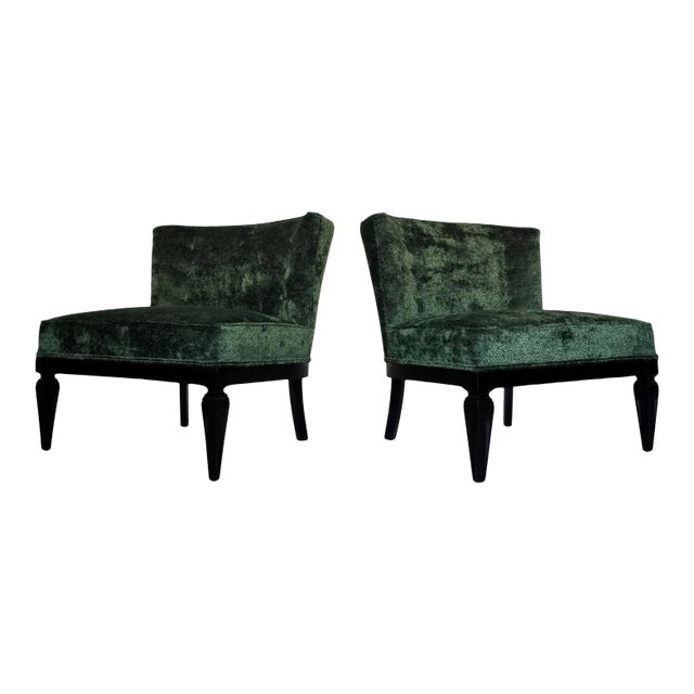 Hollywood Regency Lounge Chairs - a Pair For Sale