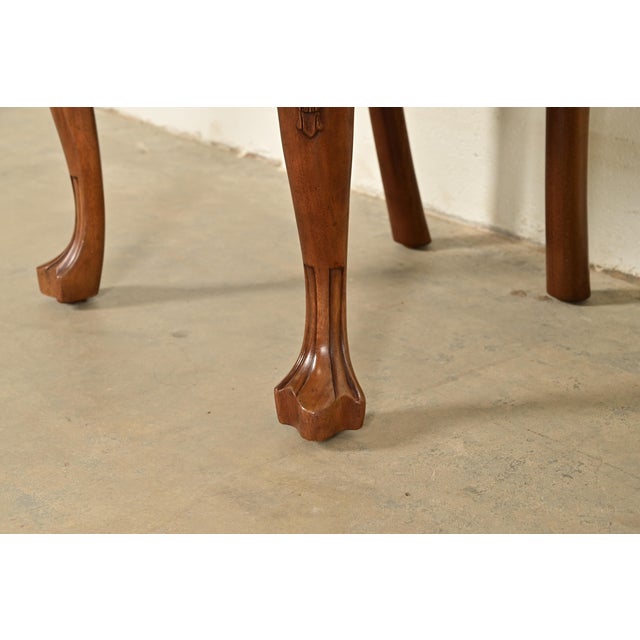 Kittinger Georgian Carved Mahogany Dining Chairs, Set of Eight For Sale - Image 10 of 16