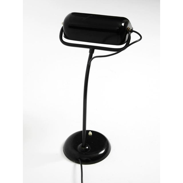 Industrial Metal Table Lamp Model 6581 in Black from Kaiser Idell / Kaiser Leuchten, 1940s For Sale - Image 17 of 18