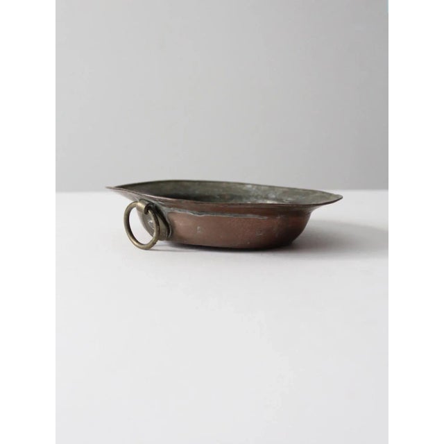 Vintage Copper Basin Pan For Sale - Image 12 of 12