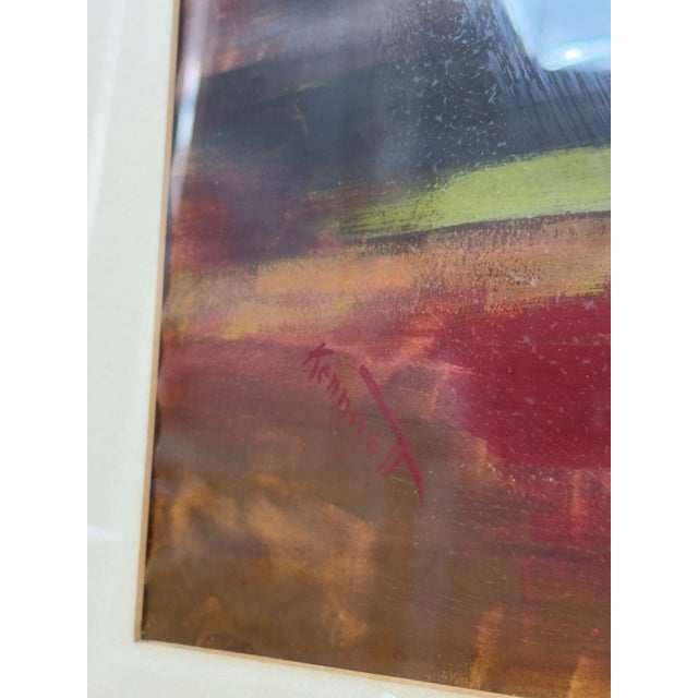 Mid-Century Modern Back Stage, Original Gouache Painting by Robert H. Kennicott, Los Angeles, C. 1936, Framed For Sale - Image 3 of 5