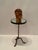 Metal Spanish Round Gilded Iron & Mirrored Martini Table For Sale - Image 7 of 11